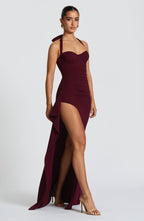 Genette Maxi Dress - Cherry Lacquer - Napalia