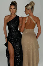 Genevieve Maxi Dress - Black Sparkle - Napalia