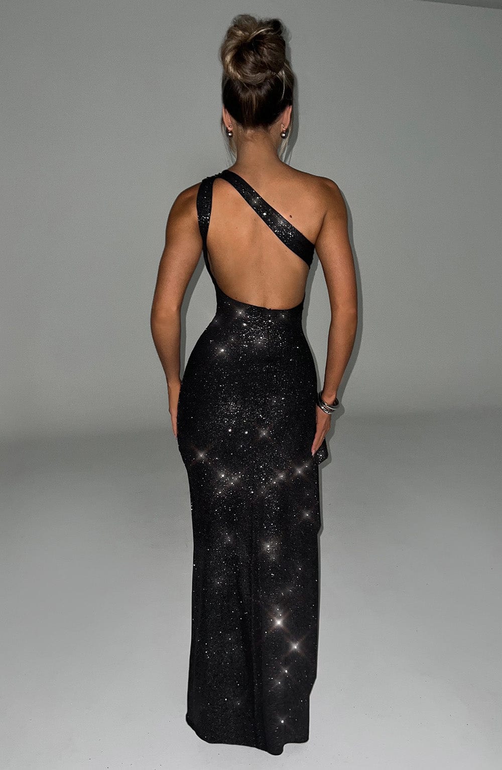 Genevieve Maxi Dress - Black Sparkle - Napalia