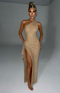 Genevieve Maxi Dress - Gold Sparkle - Napalia