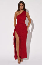 Genevieve Maxi Dress - Red Sparkle - Napalia