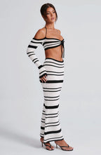 Georgia Top - Black/White - Napalia