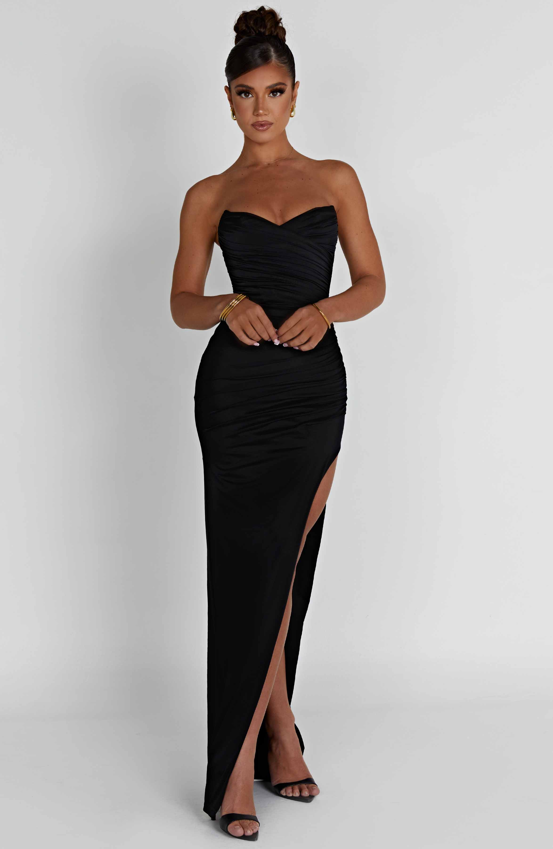 Giovanna Maxi Dress - Black - Napalia