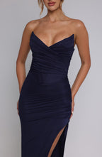 Giovanna Maxi Dress - Navy - Napalia