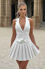 Gretchen Mini Skirt - Ivory - Napalia