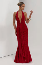 Guinevere Maxi Dress - Red - Napalia