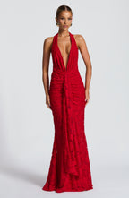 Guinevere Maxi Dress - Red - Napalia
