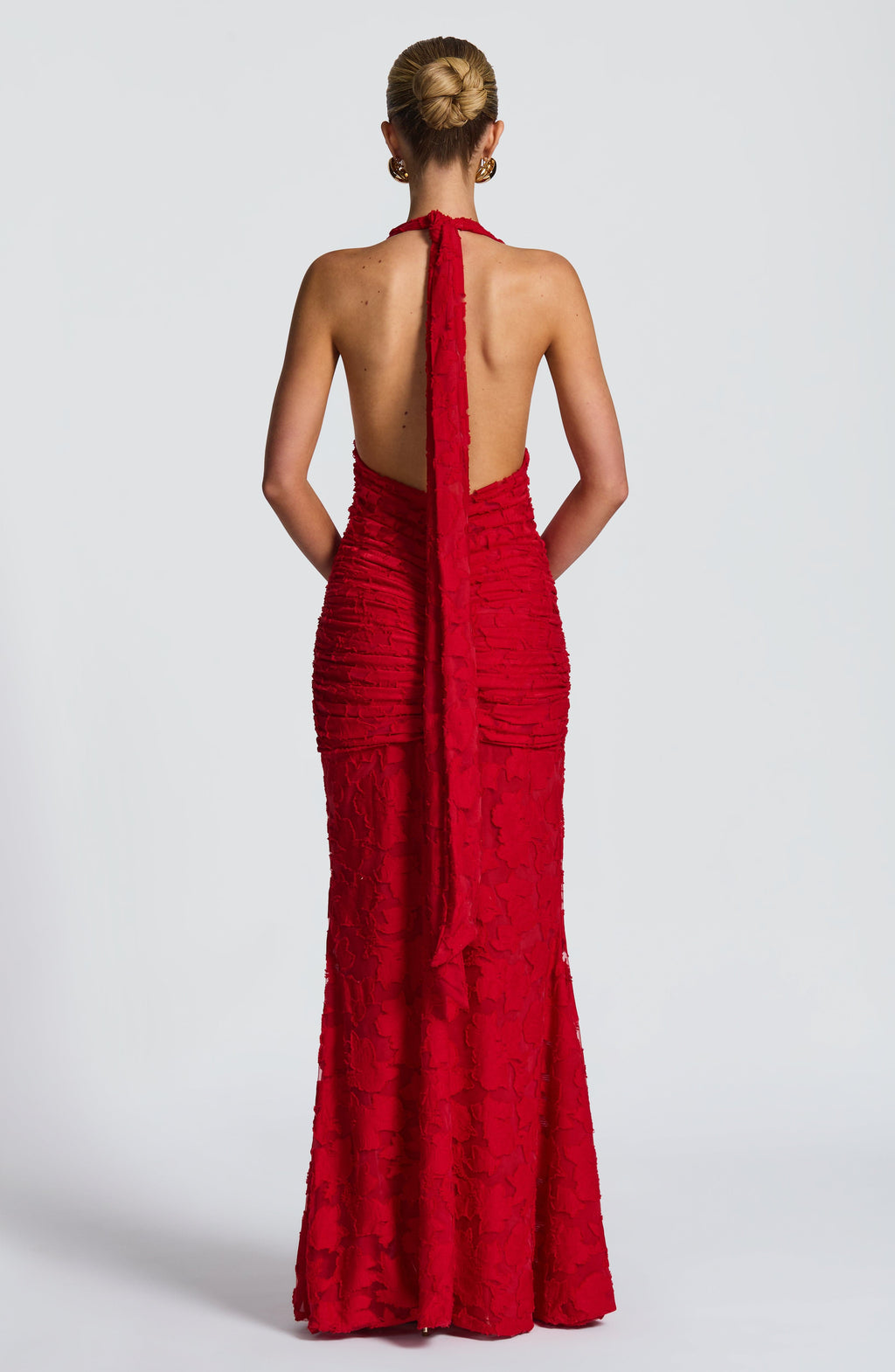 Guinevere Maxi Dress - Red - Napalia