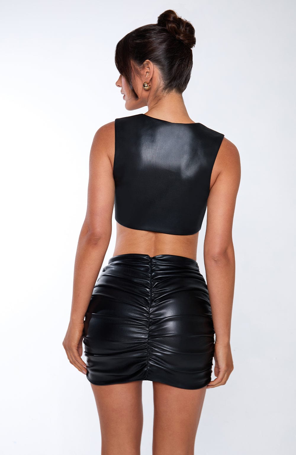 Gwen Mini Skirt - Black - Napalia