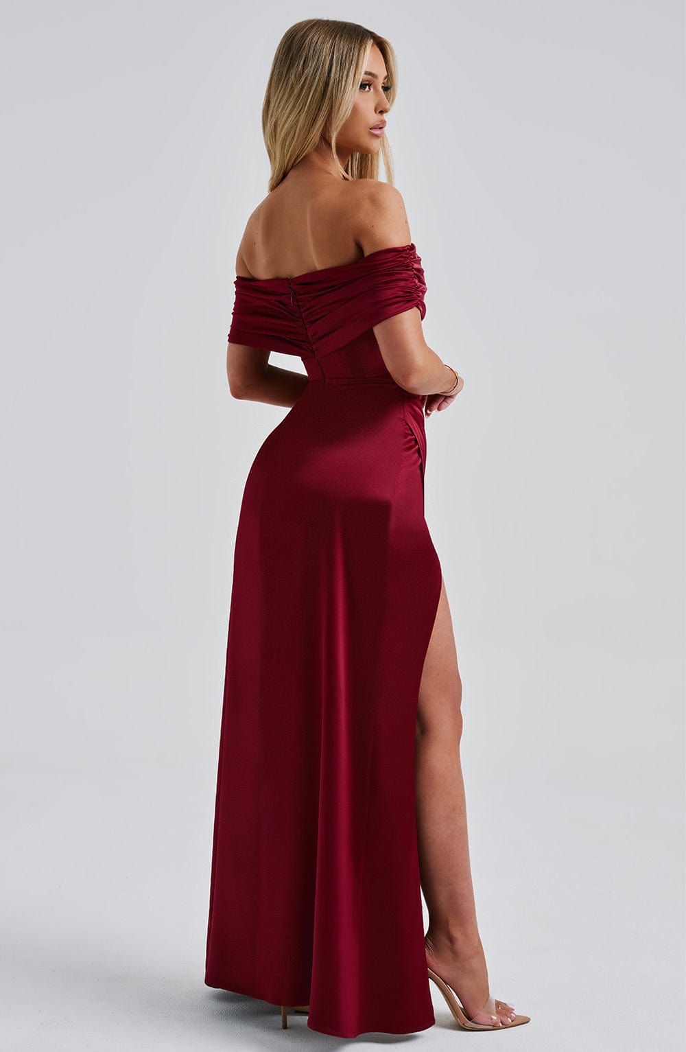 Gwendolyn Maxi Dress - Burgundy - Napalia