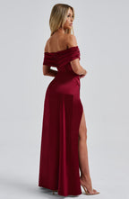 Gwendolyn Maxi Dress - Burgundy - Napalia