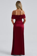 Gwendolyn Maxi Dress - Burgundy - Napalia