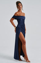 Gwendolyn Maxi Dress - Navy - Napalia