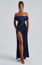 Gwendolyn Maxi Dress - Navy - Napalia