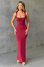 Hadley Maxi Dress - Cherry - Napalia