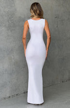 Hadley Maxi Dress - White - Napalia