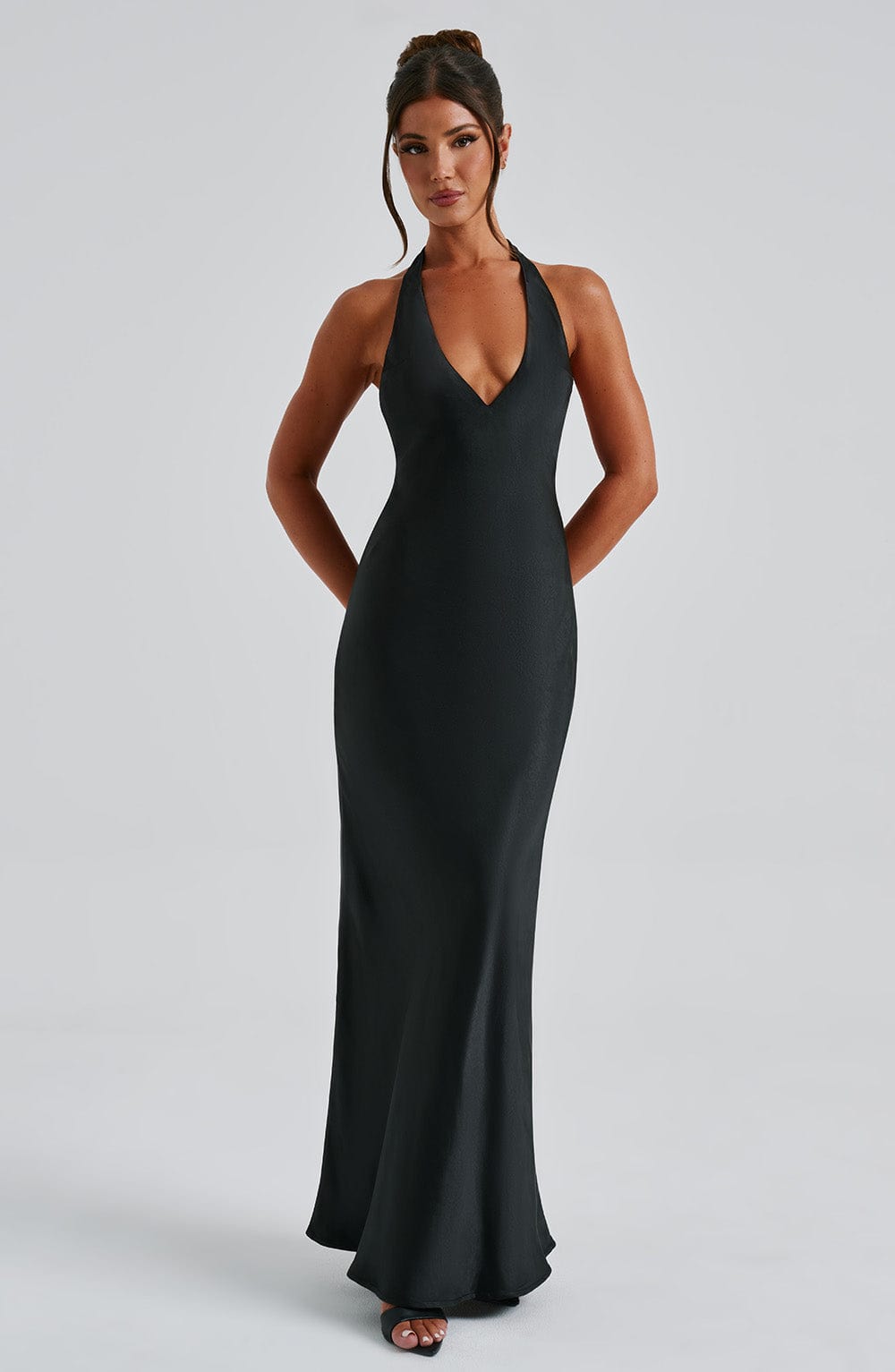 Halo Maxi Dress - Black - Napalia