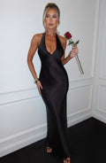 Halo Maxi Dress - Black - Napalia