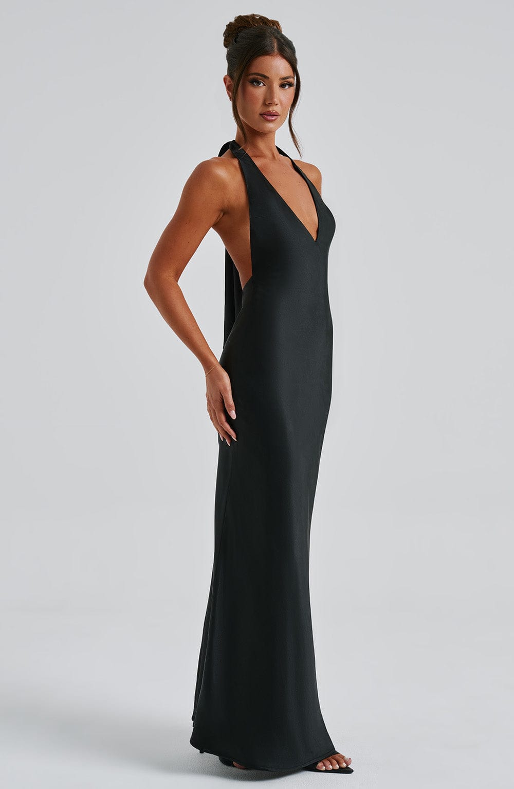 Halo Maxi Dress - Black - Napalia