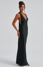 Halo Maxi Dress - Black - Napalia