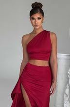 Halsey Top - Wine - Napalia