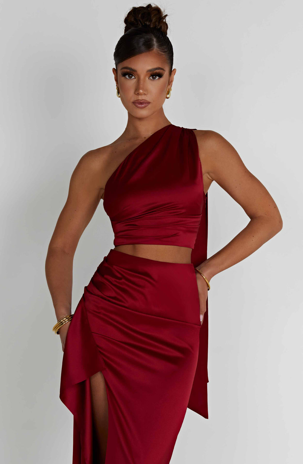 Halsey Top - Wine - Napalia