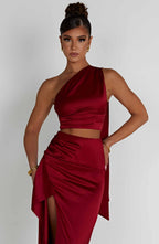 Halsey Top - Wine - Napalia