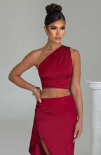 Halsey Top - Wine - Napalia