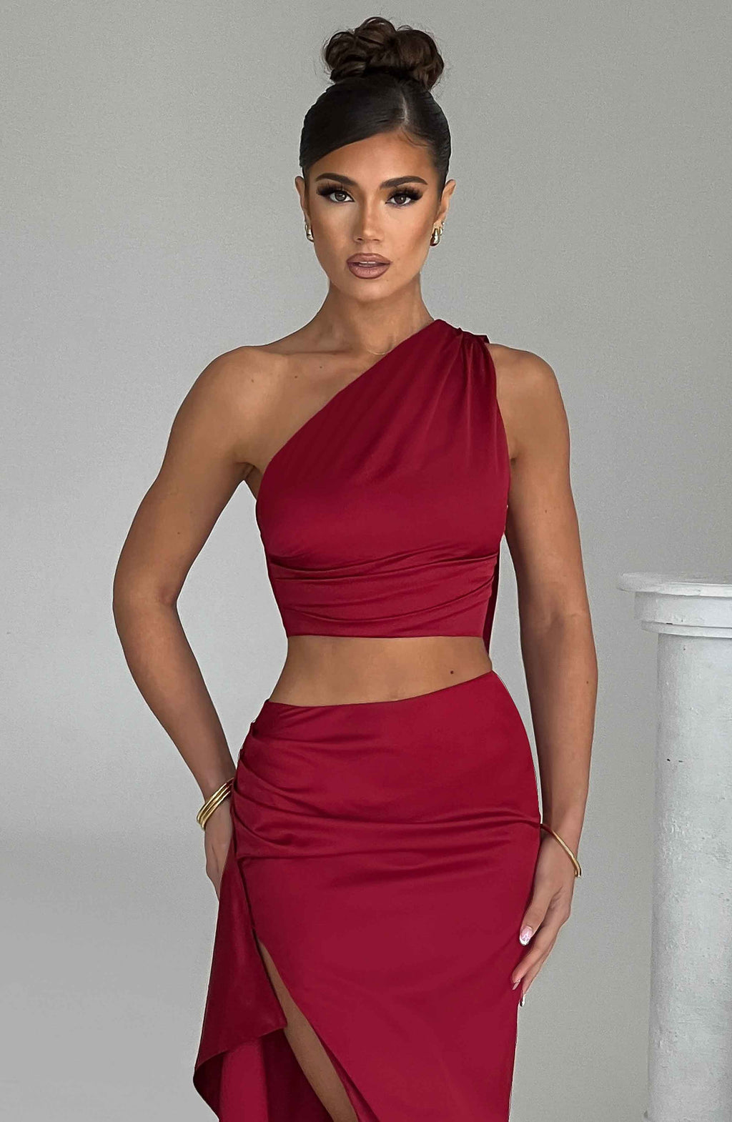Halsey Top - Wine - Napalia