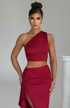 Halsey Top - Wine - Napalia