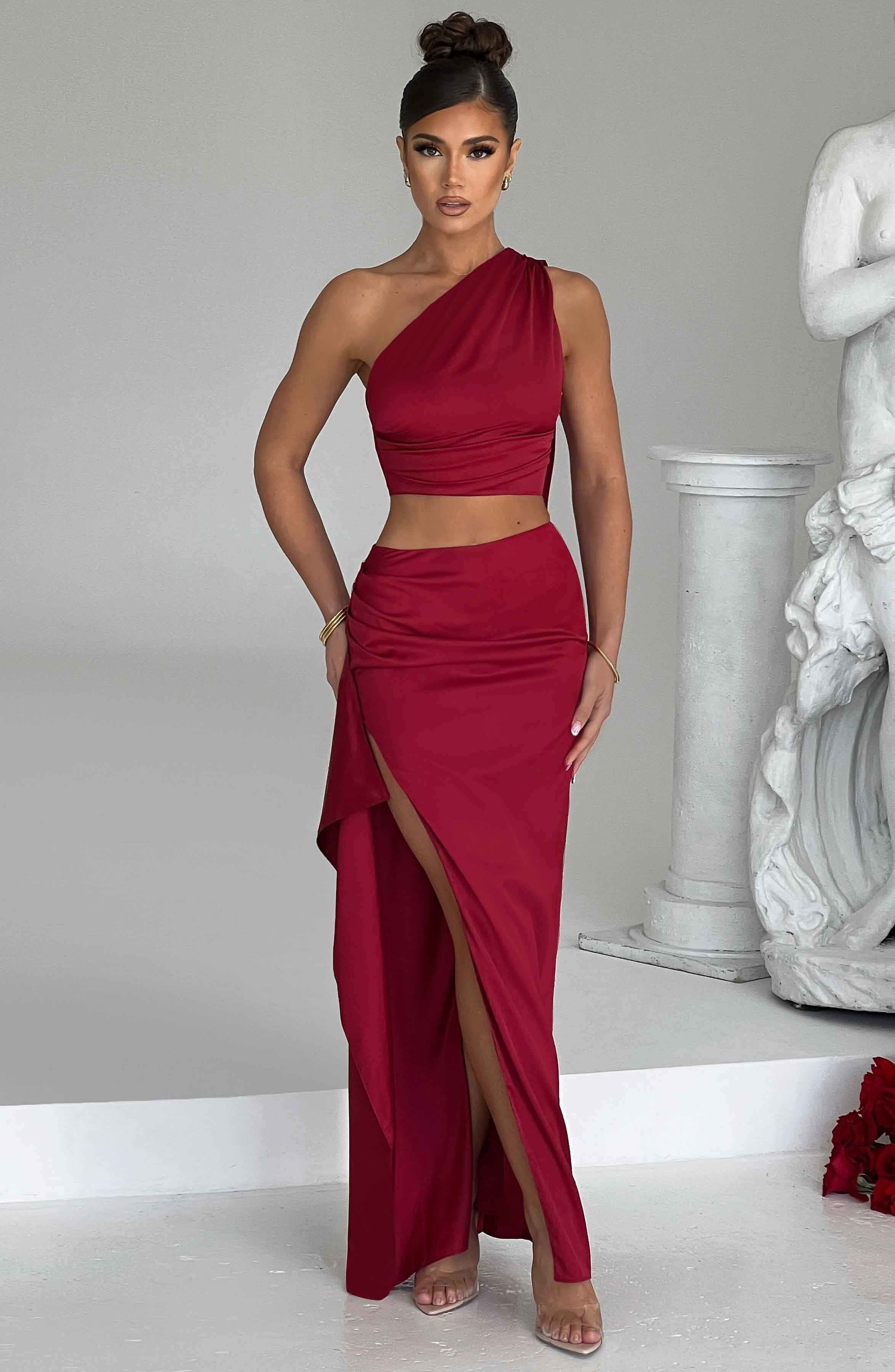 Halsey Top - Wine - Napalia