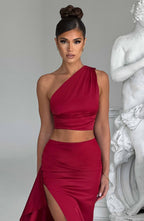 Halsey Top - Wine - Napalia
