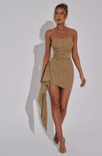Hannah Mini Dress - Gold Sparkle - Napalia