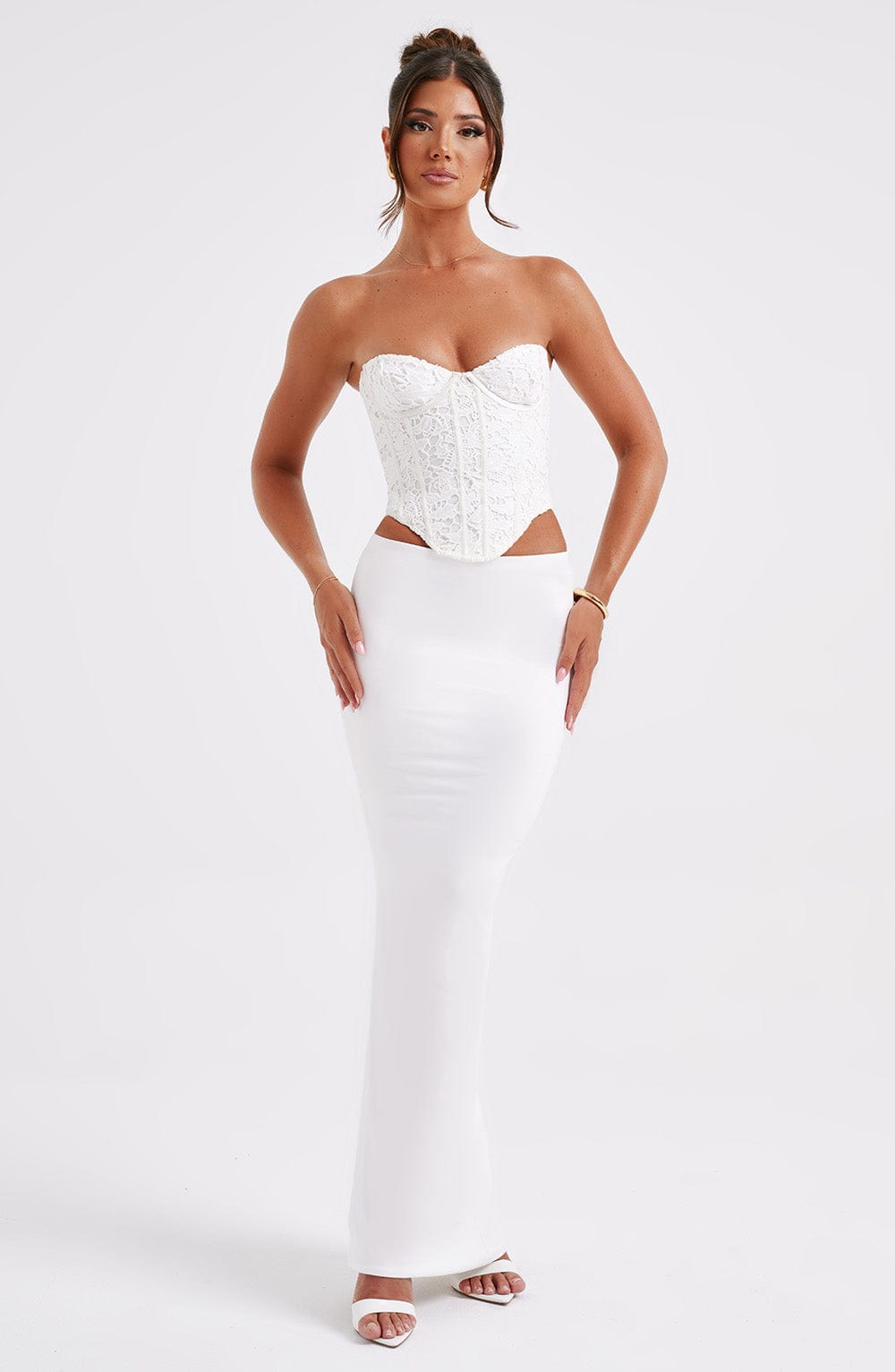 Harlow Corset - Ivory - Napalia