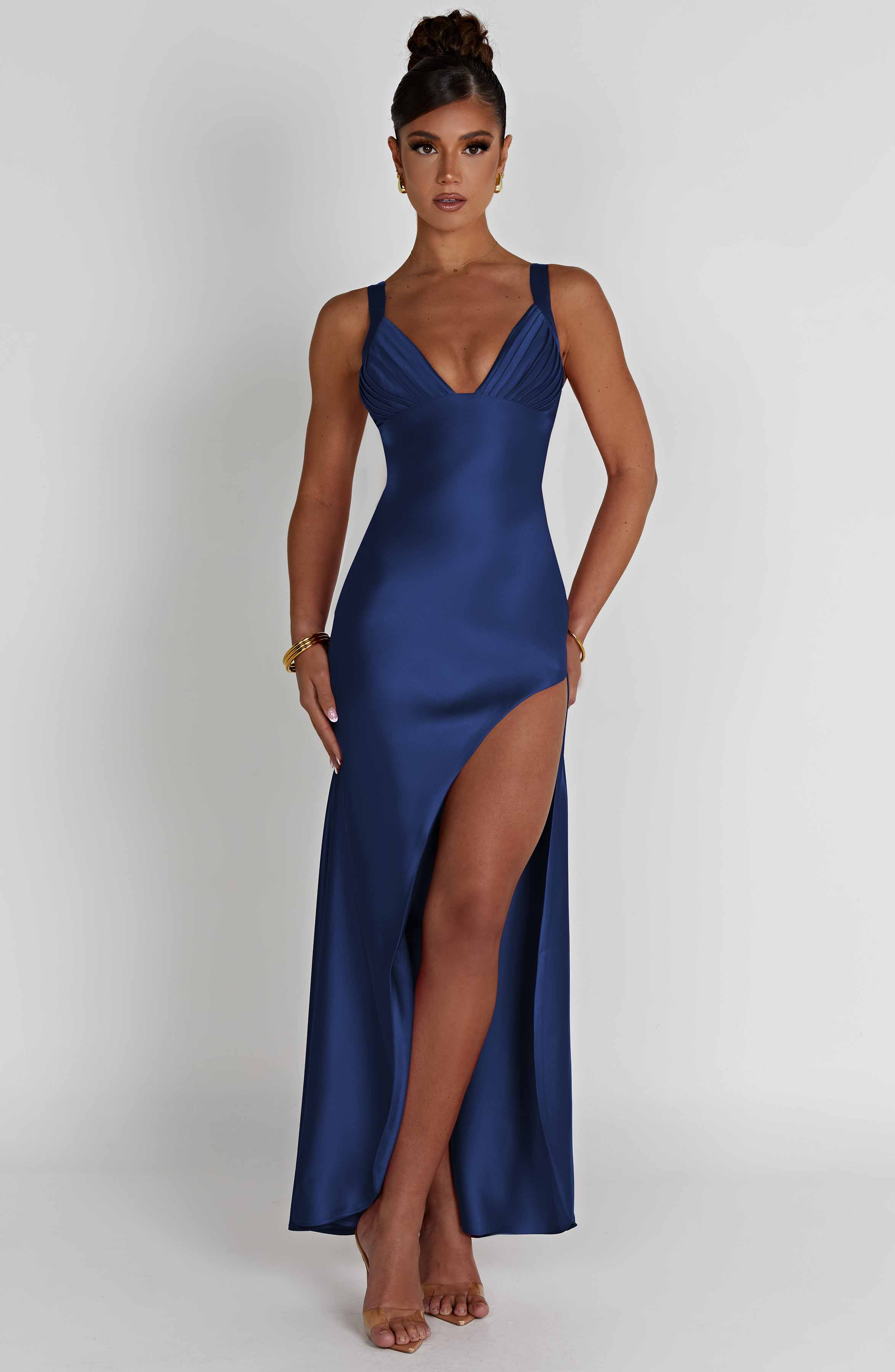 Hayley Maxi Dress - Navy - Napalia