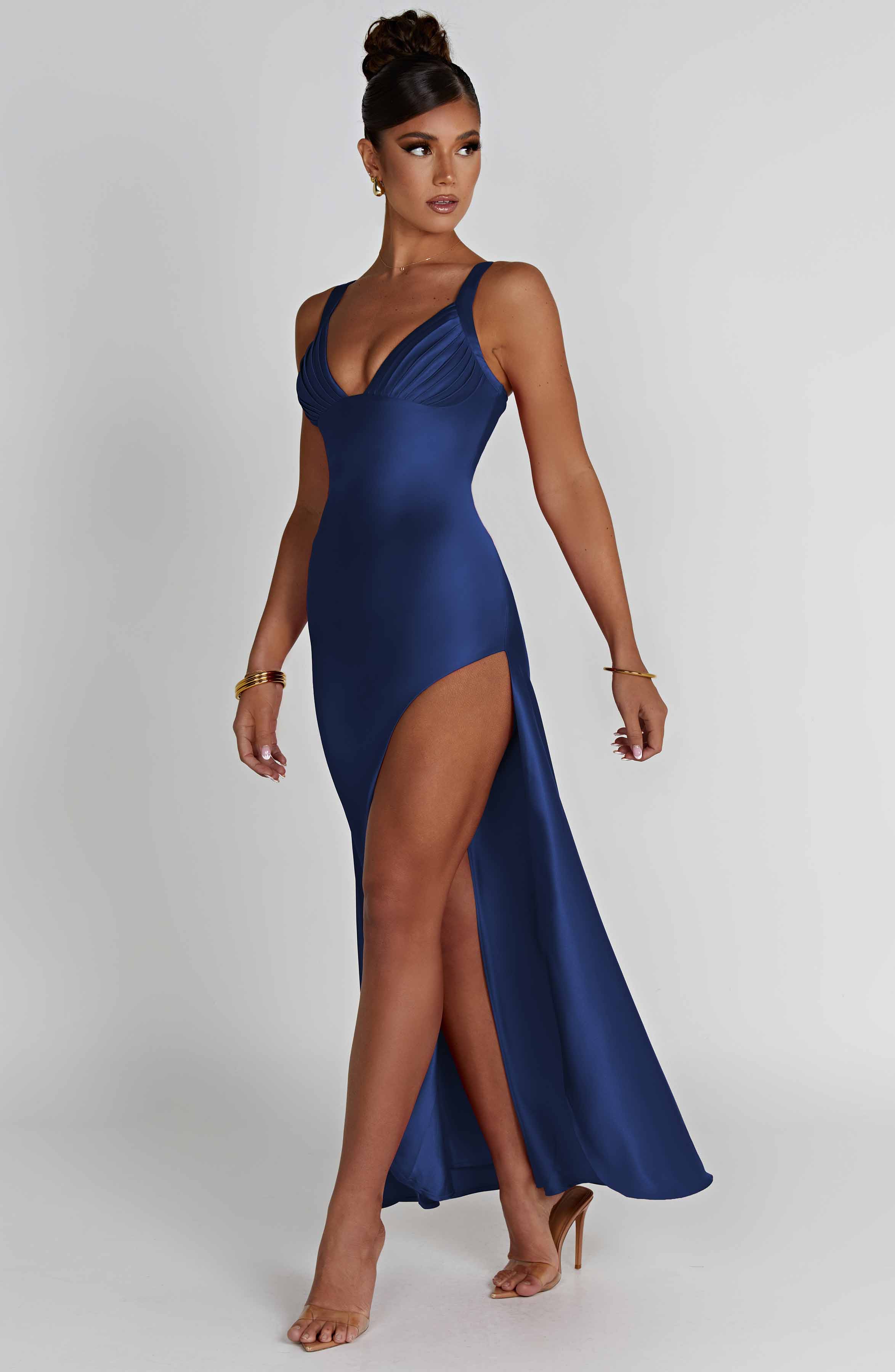 Hayley Maxi Dress - Navy - Napalia