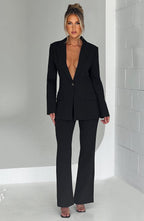 Hazel Suit Jacket - Black - Napalia