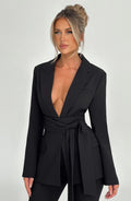 Hazel Suit Jacket - Black - Napalia