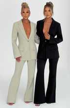 Hazel Suit Jacket - Sage - Napalia