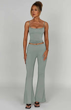 Heidi Pant - Steel - Napalia