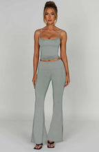 Heidi Pant - Steel - Napalia