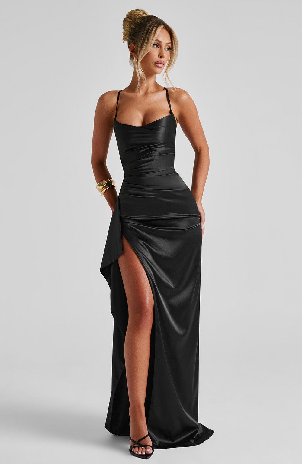 Helen Maxi Dress - Black - Napalia