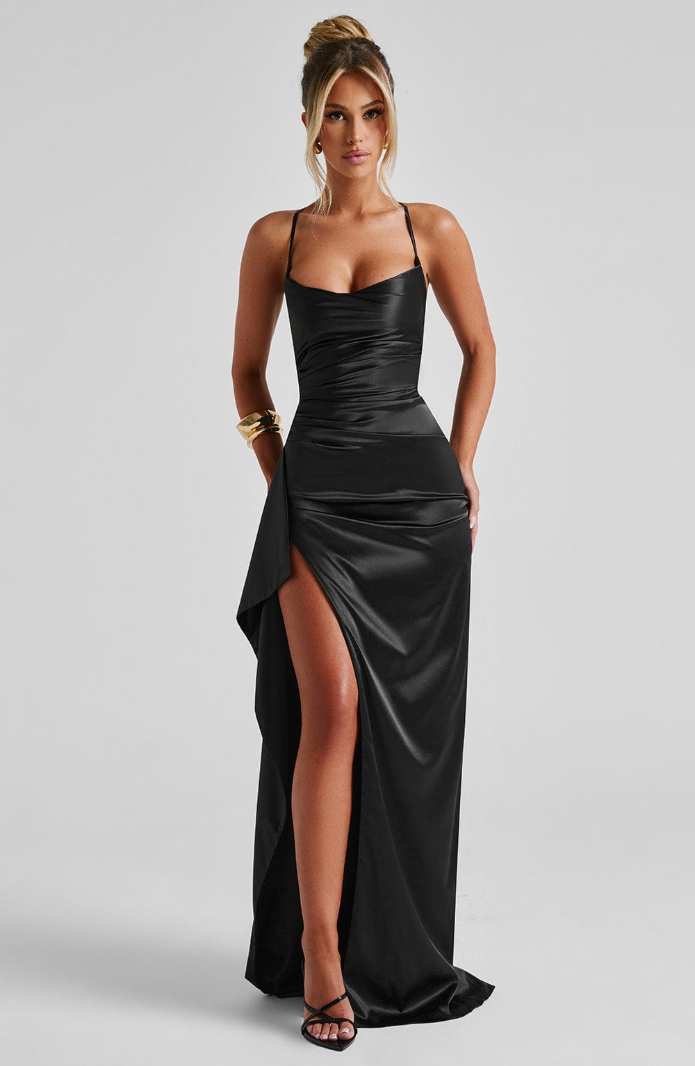 Helen Maxi Dress - Black - Napalia