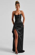 Helen Maxi Dress - Black - Napalia