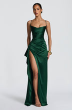 Helen Maxi Dress - Emerald - Napalia