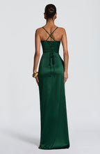 Helen Maxi Dress - Emerald - Napalia