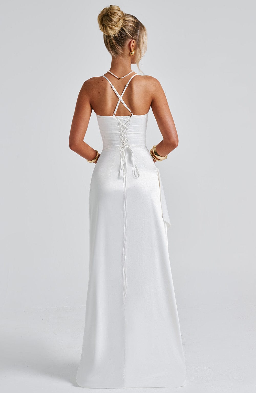Helen Maxi Dress - Ivory - Napalia