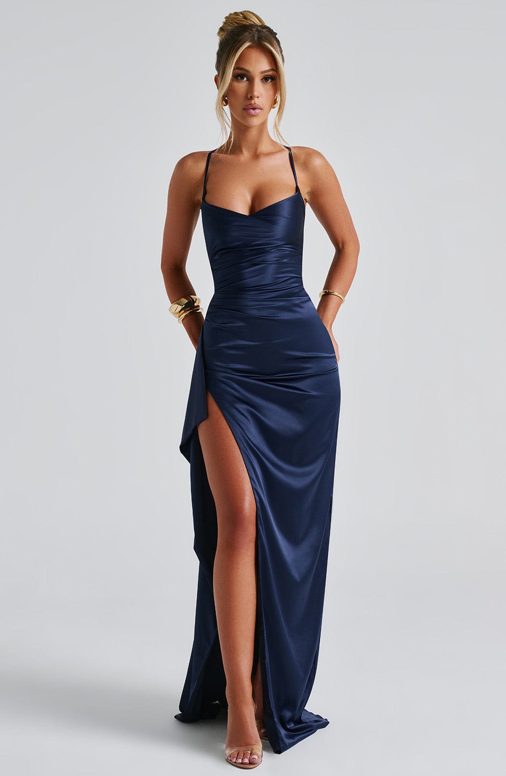 Helen Maxi Dress - Navy - Napalia
