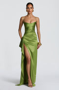 Helen Maxi Dress - Olive - Napalia