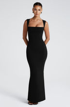 Helena Maxi Dress - Black - Napalia